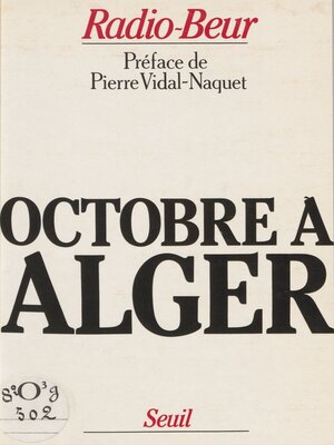 cover image of Octobre à Alger